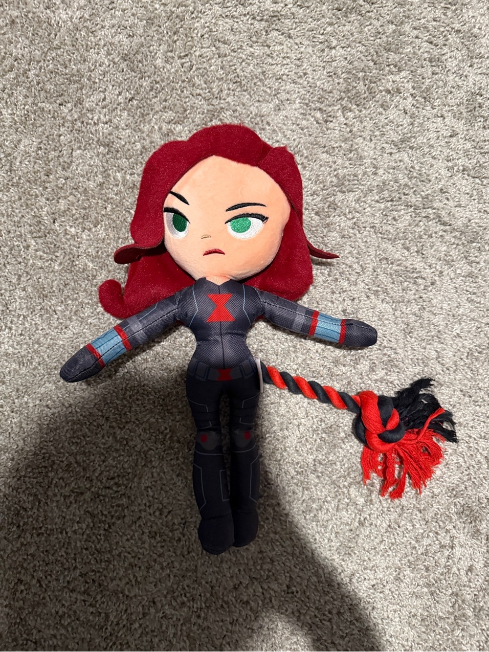 Red-Haired Superhero Plush Doll - dog Toy